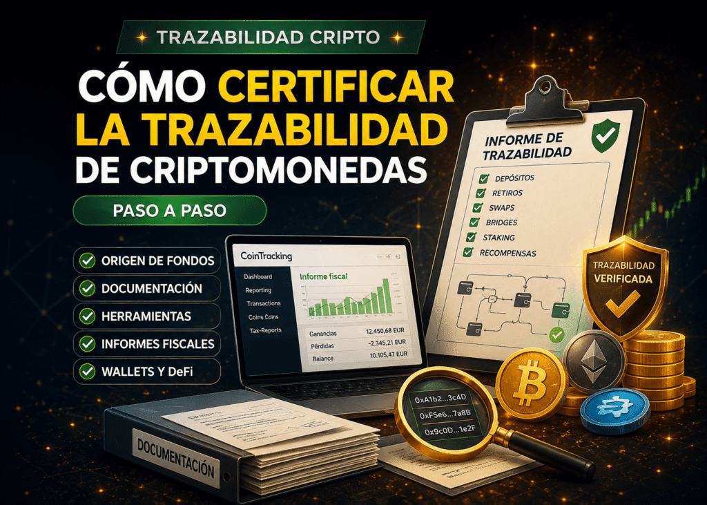 Cómo certificar la trazabilidad de criptomonedas
