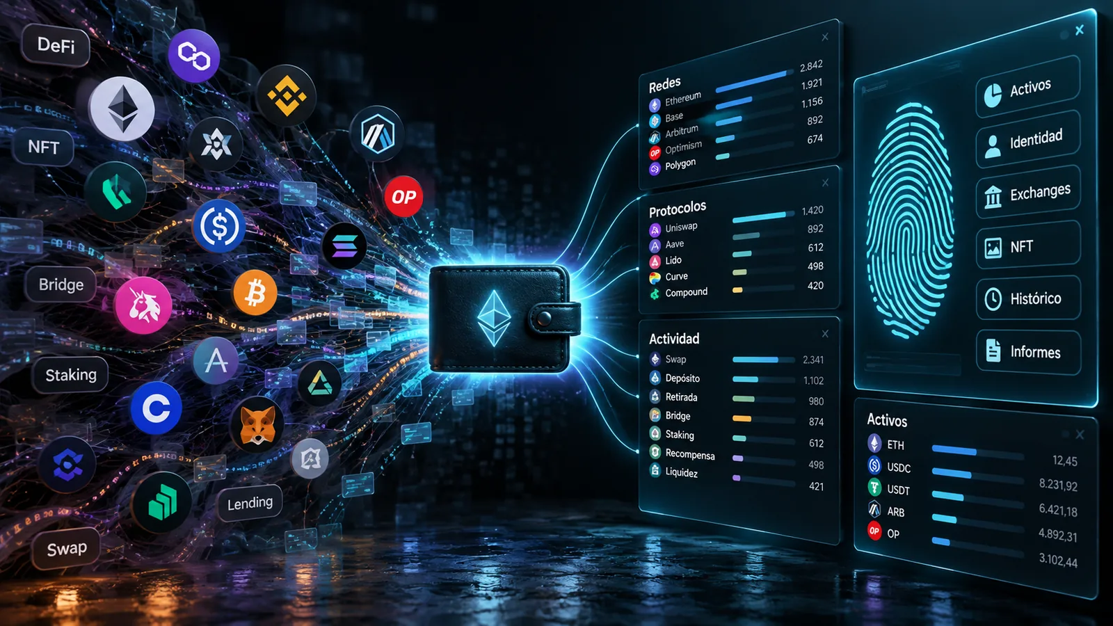 Análisis de una wallet DeFi y su actividad on-chain